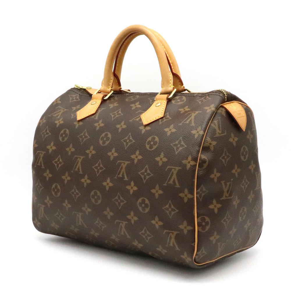 Louis Vuitton Speedy Boston Monogram Bag Handbag Brown